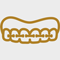 cartoon style dental teeth smiling six dental care facts